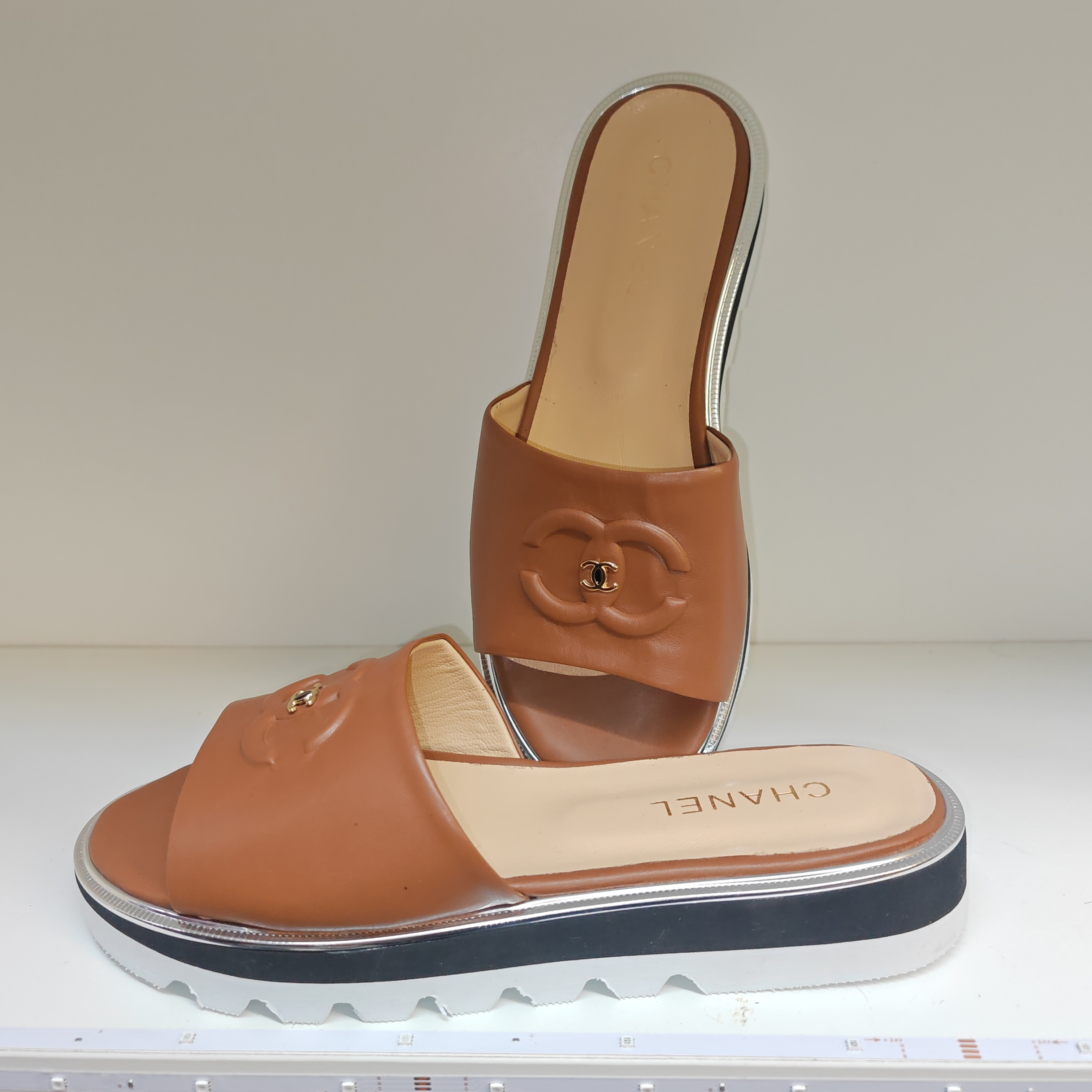 Camel Brown sandals