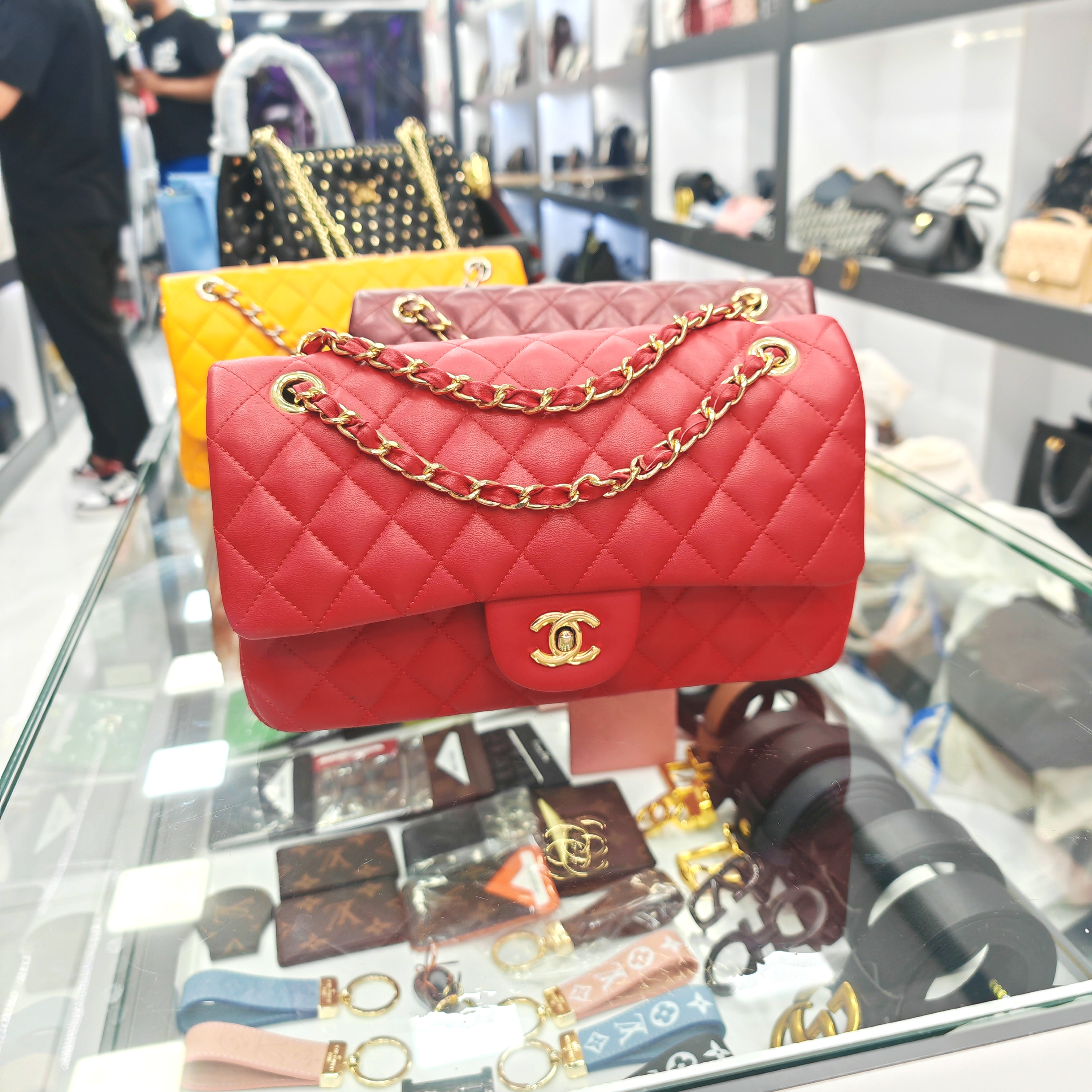 Red classic bag