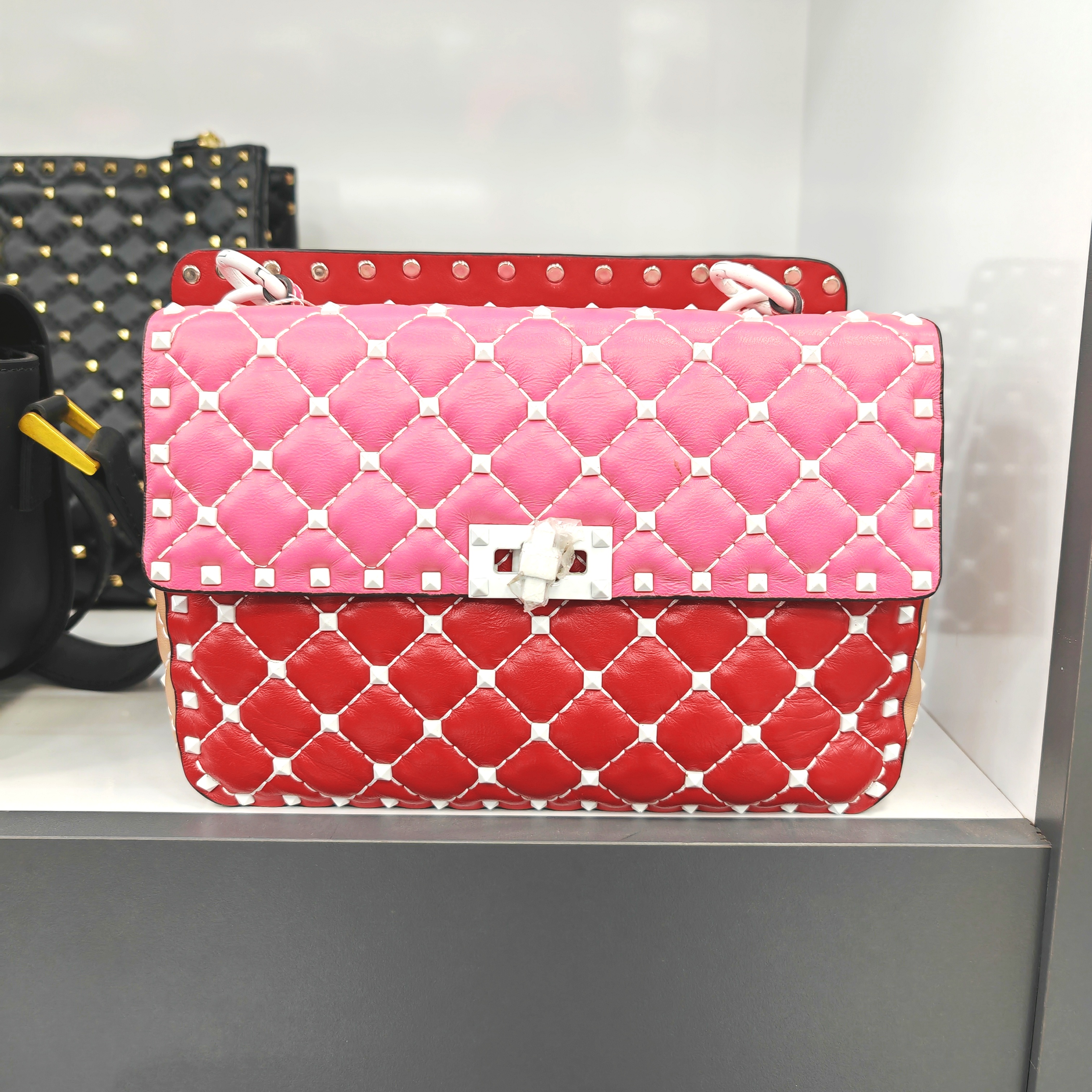 Shoulder Bag red&pink